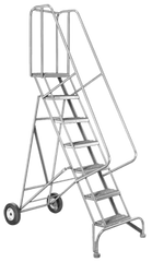 Model 6500; 12 Steps; 30 x 92'' Base Size - Roll-N-Fold Ladder - Top Tool & Supply