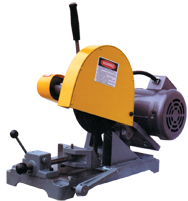 Abrasive Cut-Off Saw-Bench Swivel Vise - #K10B-1; Takes 10" x 5/8 Hole Wheel (Not Included); 3HP; 1PH Motor - Top Tool & Supply