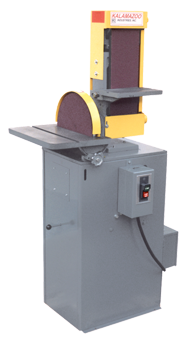6" x 48" Belt and 12" Disc Floor Standing Combination Sander with Dust Collector 3HP; 3PH - Top Tool & Supply