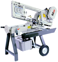 Horizontal/Vertical Bandsaw-Wet Cutting - #58BW; 9-1/2 x 11'' Capacity; 1/2HP; 1PH; 115V Motor - Top Tool & Supply