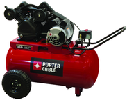 20 Gal. Single Stage Air Compressor, Horizontal, medium Duty Cast Iron - Top Tool & Supply