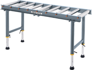 9-Roller Roller Table - #D2271--19" Wide x 65" Long - Top Tool & Supply