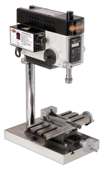 Mill Drill - 1JT Spindle - 3-1/2 x 8'' Table Size - 1/5HP; 1PH; 110V Motor - Top Tool & Supply