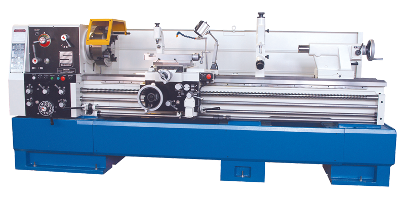 224120A 22" x 120" Gear Head Toolroom Lathe; (12) 35-1250 RPM Spindle Speeds; D1-8 Spindle; Spindle Hole Dia. 4-1/8"; 15HP 220/440volt/3ph - Top Tool & Supply