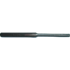 Pin Punch - 1/8″ Tip Diameter × 5 1/2″ Overall Length - Top Tool & Supply