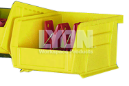 8-1/4'' x 14-3/4'' x 7'' - Yellow Large Plastic Bin - Top Tool & Supply