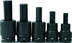 Proto® 3/4" Drive 5 Piece Impact Hex Bit Set - Top Tool & Supply