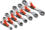 Proto® Tether-Ready 7 Piece Offset Double Box Reversible Ratcheting Metric Wrench Set - 6 & 12 Point - Top Tool & Supply