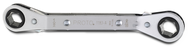 Proto® Offset Double Box Reversible Ratcheting Wrench 1/2" x 9/16" - 6 Point - Top Tool & Supply