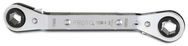 Proto® Offset Double Box Reversible Ratcheting Wrench 11 x 13 mm - 6 Point - Top Tool & Supply