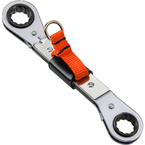 Proto® Tether-Ready Offset Double Box Reversible Ratcheting Wrench 1/4" x 5/16" - 6 Point - Top Tool & Supply