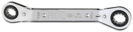 Proto® Offset Double Box Reversible Ratcheting Wrench 15 x 17 mm - 12 Point - Top Tool & Supply