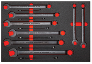 Proto® Foamed 14 Piece Combination Wrench Set- Black Chrome- 12 Point - Top Tool & Supply