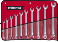 Proto® 10 Piece Full Polish Combination ASD Wrench Set - 6 Point - Top Tool & Supply