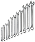 Proto® 11 Piece Full Polish Antislip Metric Combination Wrench Set - 12 Point - Top Tool & Supply