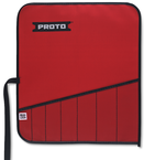 Proto® Red Canvas 7-Pocket Tool Roll - Top Tool & Supply