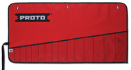 Proto® Red Canvas 14-Pocket Tool Roll - Top Tool & Supply