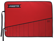 Proto® Red Canvas 11-Pocket Tool Roll - Top Tool & Supply