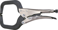 Proto® Nickel Chrome Locking Pliers - C-Clamp 11-1/5" - Top Tool & Supply