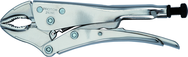 Proto® Nickel Chrome Locking Pliers - Curved Jaw 9-1/4" - Top Tool & Supply