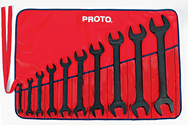 Proto® 10 Piece Black Oxide Open-End Wrench Set - Top Tool & Supply