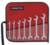 Proto® 7 Piece Full Polish Angle Open-End Wrench Set - Top Tool & Supply