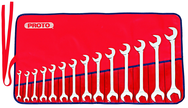 Proto® 14 Piece Full Polish Angle Open-End Wrench Set - Top Tool & Supply