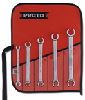 Proto® 5 Piece Metric Double End Flare Nut Wrench Set - 12 Point - Top Tool & Supply