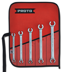 Proto® 5 Piece Metric Double End Flare Nut Wrench Set - 6 Point - Top Tool & Supply