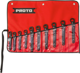 Proto® 10 Piece Metric Ratcheting Flare Nut Wrench Set - Top Tool & Supply