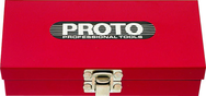 Proto® Tool Box, Red, 11-9/16" W x 11-1/8" D x 1-5/8" H - Top Tool & Supply