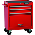 Proto® 440SS 27" Roller Cabinet - 3 Drawer, Red - Top Tool & Supply