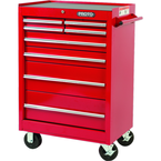 Proto® 440SS 27" Roller Cabinet - 8 Drawer, Red - Top Tool & Supply