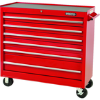 Proto® 440SS 41" Workstation - 6 Drawer, Red - Top Tool & Supply