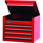 Proto® 450HS 34" Top Chest - 4 Drawer, Red - Top Tool & Supply