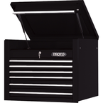 Proto® 450HS 34" Top Chest - 6 Drawer, Black - Top Tool & Supply