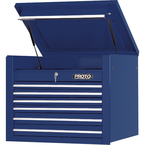 Proto® 450HS 34" Top Chest - 6 Drawer, Blue - Top Tool & Supply