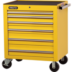 Proto® 450HS 34" Roller Cabinet - 6 Drawer, Yellow - Top Tool & Supply