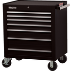 Proto® 450HS 34" Roller Cabinet - 7 Drawer, Black - Top Tool & Supply