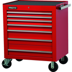 Proto® 450HS 34" Roller Cabinet - 7 Drawer, Red - Top Tool & Supply