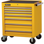 Proto® 450HS 34" Roller Cabinet - 7 Drawer, Yellow - Top Tool & Supply