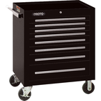 Proto® 450HS 34" Roller Cabinet - 8 Drawer, Black - Top Tool & Supply