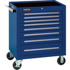 Proto® 450HS 34" Roller Cabinet - 8 Drawer, Blue - Top Tool & Supply