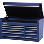 Proto® 450HS 50" Top Chest - 10 Drawer, Blue - Top Tool & Supply