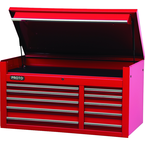 Proto® 450HS 50" Top Chest - 10 Drawer, Red - Top Tool & Supply