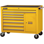 Proto® 450HS 50" Workstation - 7 Drawer & 1 Shelf, Yellow - Top Tool & Supply