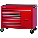 Proto® 450HS 50" Workstation - 8 Drawer & 2 Shelves, Red - Top Tool & Supply