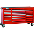 Proto® 450HS 67" Workstation - 20 Drawer, Red - Top Tool & Supply