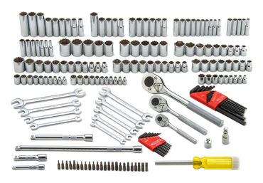 Proto® 1/4", 3/8", 1/2" Drive 184 Piece Socket Set- 6 & 12 - Tools Only - Top Tool & Supply