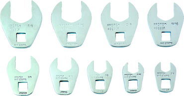 Proto® 3/8" Drive 9 Piece Crowfoot Wrench Set - Top Tool & Supply